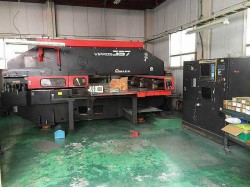 Maker	AMADA Machine	Turret Punch Press Model	VIPROS357 Model year	1991