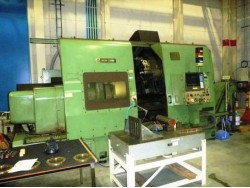 cnc lathe MORI SEIKI Model SL-75B Year 1989 Control system FANUC- 15T