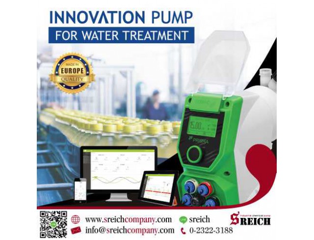 Dosing Pump ปั๊มโดส ปั๊มฟีดสารเคมีที่มีความละเอียดและแม่นยำสูง สามารถปรับค่าได้ผ่าน Smart Phone