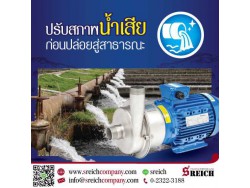 Centrifugal Pump ปั๊มสำหรับสูบส่งเคมี ในกระบวนการบำบัดน้ำเสียและระบบ CIP