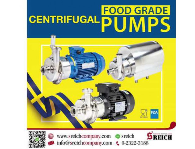 Centrifugal Pumps CTH ปั๊มสูบส่งของเหลวฟู้ดเกรดมาตรฐานยุโรป