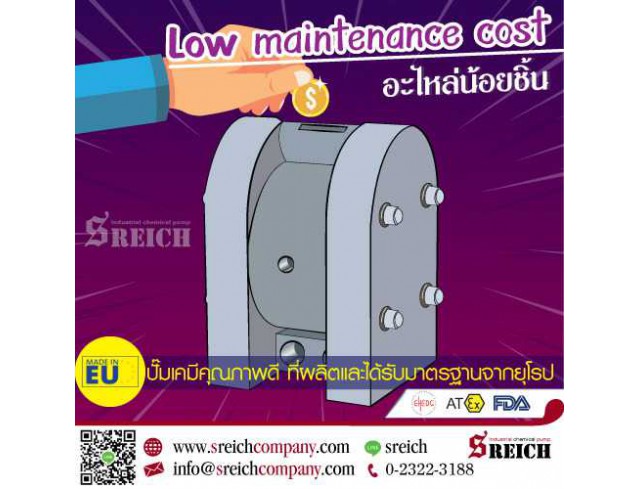 Low maintenance cost การลดต้นทุนในกระบวนการผลิตที่เจ้าของธุรกิจควรรู้