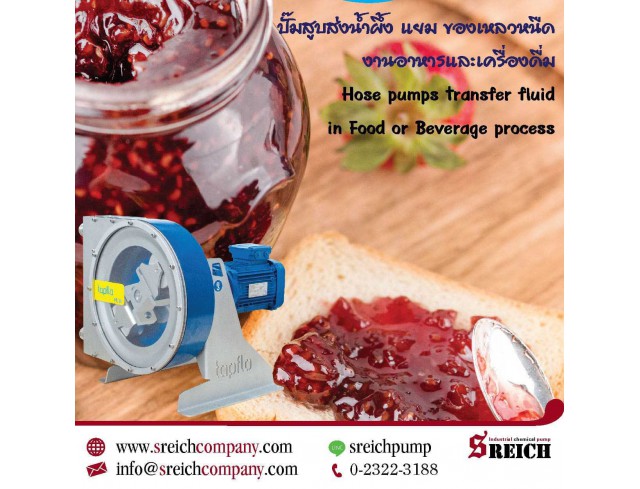 ปั๊มสูบส่งของเหลวที่มีความหนืด มีชิ้นเนื้อปน – S Reich