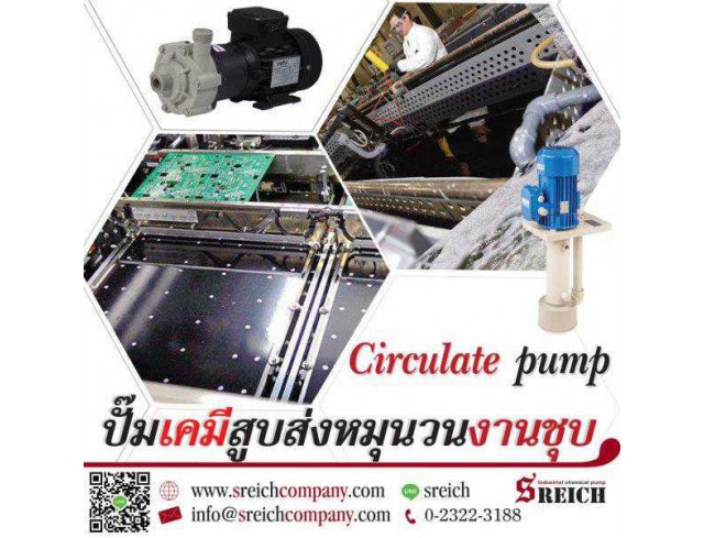 ปั๊มดูดเคมีหมุนวนในบ่อชุบ เคลือบ Anodize pump