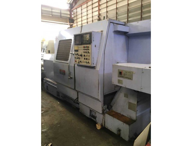  "Nissin "Cnc lathe   Model NST-30 2TS 4 axis 2 turrets  Chuck 12 inches  Max swing 600 mm Control fanuc 11 TT (โทร) 0827867706  (line) yoye529