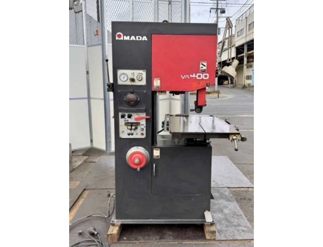 ขายเครื่องเลื่อยสายพานแนวตั้ง Vertical Bandsaw AMADA V-400 เครื่องนำเข้า ราคา 58,000 บาท