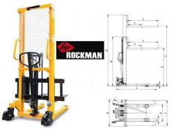 Manual Stacker ขนาด  1 ตัน ยกสูง  1.6  เมตร