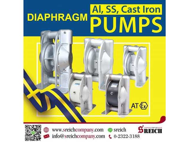 จำหน่ายปั๊มสูบของเหลว Air Diaphragm Pump TAPFLO