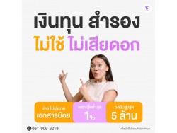 สินเชื่อเพื่อธุรกิจ ทวีทรัพย์ อนุมัติง่าย